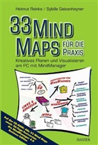 Sybille Geisenheyner, Helmut Reinke - 33 Mind Maps für die Praxis, m. CD-ROM