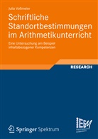 Julia Vossmeier - Schriftliche Standortbestimmungen im Arithmetikunterricht