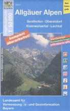 Topographische Karten Bayern - Bl.8: Allgäuer Alpen