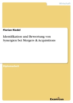 Florian Riedel - Identifikation und Bewertung von Synergien bei Mergers & Acquisitions
