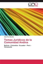 Galo Pico Mantilla - Temas Jurídicos de la Comunidad Andina
