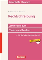 Brenne, Brenner, Ger Brenner, Gerd Brenner, Jeannette Brenner, Jeannette Deckers - Rechtschreibung, m. CD-ROM