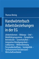 Thomas Breisig - Handwörterbuch Arbeitsbeziehungen in der EG