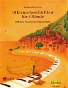 Richard Kristen - 10 kleine Geschichten für 4 Hände, Klavier 4-händig, m. Audio-CD