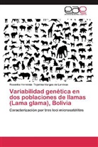 Rosenka Herminia Tejerina-Vargas de Lardeux - Variabilidad genética en dos poblaciones de llamas (Lama glama), Bolivia