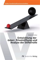 Stefanie Schmölzer - Entwicklung der österr. Privatstiftung und Analyse der Stifterrolle