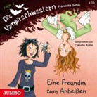 Franziska Gehm, Claudia Kühn - Die Vampirschwestern - Eine Freundin zum Anbeißen, 2 Audio-CDs (Audio book)
