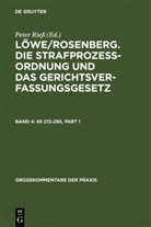 Walter Gollwitzer, Walte Gollwitzer, Walter Gollwitzer - Löwe/Rosenberg, Die Strafprozeßordnung und das Gerichtsverfassungsgesetz - Band 4: 213-295; .