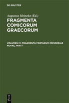 Augustus Meineke - Fragmenta comicorum Graecorum - Volumen IV: Fragmenta poetarum comoediae novae, 2 Teile