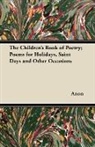 Anon - The Children's Book of Poetry; Poems for Holidays, Saint Days and Other Occasions