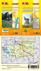KVplan-Kombi-Reihe: KVplan Kombi Mitteldithmarschen - Albersdorf & Hanerau-Hademarschen. Mitteldithmarschen - Meldorf und Umgebung, 2 Bl.