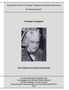 Giusepp Capograssi, Giuseppe Capograssi, Pietro Piovani, Michael W. Hebeisen, Michael Walter Hebeisen, Michae Walter Hebeisen... - Capograssi-Edition Bd. 5