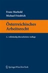 Michael Friedrich, Franz Marhold - Österreichisches Arbeitsrecht