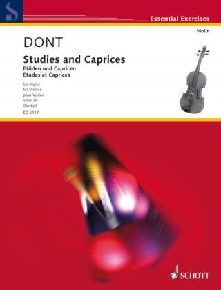 Jacob Dont, Max Rostal - Etüden und Capricen op.35, Violine Revidiert und mit Vorübungen versehen