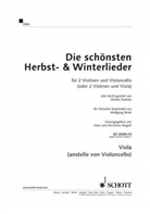 Hans Magolt, Marianne Magolt - Die schönsten Herbst- und Winterlieder, Viola-Stimme (zum Trioheft für 2 Violinen und Viola/Violoncello)