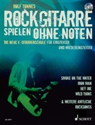 Rolf Tönnes - Rockgitarre spielen ohne Noten, m. Audio-CD