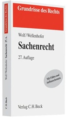 Marina Wellenhofer, Manfred Wolf - Sachenrecht