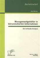 Alex Reimer - Managementgehälter in börsennotierten Unternehmen