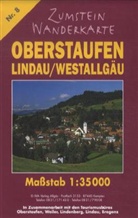 Zumstein Wanderkarte Oberstaufen, Lindau/Westallgäu