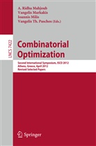 A. Ridha Mahjoub, Vangeli Markakis, Vangelis Markakis, Ioannis Milis, Ioannis Milis et al, Vangelis Th. Paschos - Combinatorial Optimization