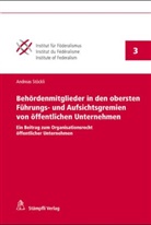 Andreas Stöckli - Behördenmitglieder in den obersten Führungs- und Aufsichtsgremien von öffentlichen Unternehmen