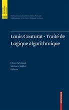 Sakhri, Sakhri, Mohsen Sakhri, Olive Schlaudt, Oliver Schlaudt - Louis Couturat -Traité de Logique algorithmique