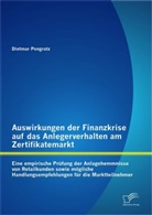 Dietmar Pongratz - Auswirkungen der Finanzkrise auf das Anlegerverhalten am Zertifikatemarkt