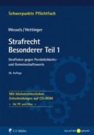 Johannes Wessels - Strafrecht, Besonderer Teil - Tl.1: Straftaten gegen Persönlichkeits- und Gemeinschaftswerte, m. CD-ROM