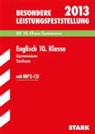Robert Klimmt - Besondere Leistungsfeststellung 2013: Englisch 10. Klasse, Gymnasium Sachsen, m. MP3-CD