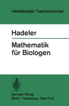 K P Hadeler, K. P. Hadeler, K.P. Hadeler, Karl P. Hadeler - Mathematik für Biologen