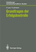 Helmu Laux, Helmut Laux, Felix Liermann - Grundfragen der Erfolgskontrolle