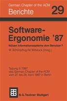 Schönpflu, Schönpflug, Schönpflug - Software-Ergonomie '87 Nützen Informationssysteme dem Benutzer?