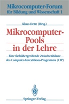 Klau Dette, Klaus Dette - Mikrocomputer-Pools in der Lehre