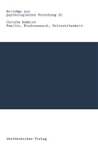 Christa Brähler - Familie, Kinderwunsch, Unfruchtbarkeit