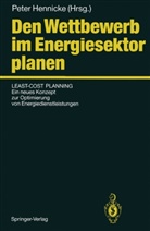 Peter Hennicke, Pete Hennicke, Peter Hennicke - Den Wettbewerb im Energiesektor planen