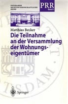 Matthias Becker - Die Teilnahme an der Versammlung der Wohnungseigentümer