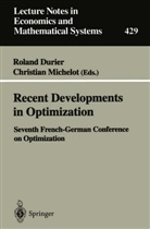 Rolan Durier, Roland Durier, MICHELOT, Michelot, Christian Michelot - Recent Developments in Optimization