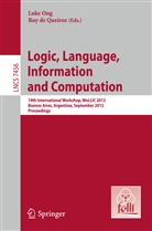 DE QUEIROZ, de Queiroz, Ruy de Queiroz, Luk Ong, Luke Ong - Logic, Language, Information, and Computation