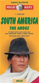 Collectif - Nelles Maps: South America: The Andes 1:4'500'000