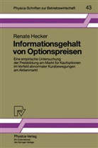 Renate Hecker - Informationsgehalt von Optionspreisen