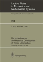 Johanne Jahn, Johannes Jahn, Krabs, Krabs, Werner Krabs - Recent Advances and Historical Development of Vector Optimization