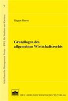 Jürgen Reese - Grundlagen des allgemeinen Wirtschaftsrechts