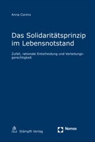 Anna Coninx - Das Solidaritätsprinzip im Lebensnotstand