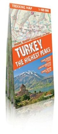 Collectif, TERRAQUEST, TREKKING MAP - Comfort! map, Trekking map: TURKEY-THE HIGHEST PEAKS  1/100.000