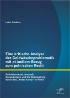 Lukas Schikora - Eine kritische Analyse der Geldwäscheproblematik mit aktuellem Bezug zum polnischen Recht