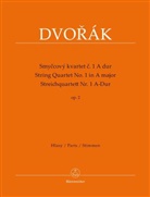 Antonin Dvorak, Antonín Dvorák, Jarmil Burghauser, Antonin Cubr, Antonín Cubr - Streichquartett Nr. 1 A-Dur op.2, Stimmen