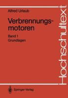 Alfred Urlaub - Verbrennungsmotoren