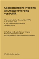 Hans-Hermann Hartwich - Gesellschaftliche Probleme als Anstoß und Folge von Politik