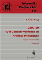 Diete Metzing, Dieter Metzing - GWAI-89 13th German Workshop on Artificial Intelligence