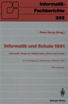 Pete Gorny, Peter Gorny - Informatik und Schule 1991